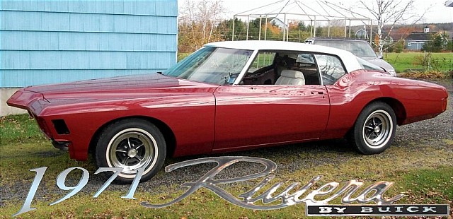 1971 Red Buick Riviera Boattail - Owner Rob Chayes