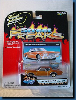 Johnny Lightning 1972 (Street Freaks) Buick Riviera 1:64